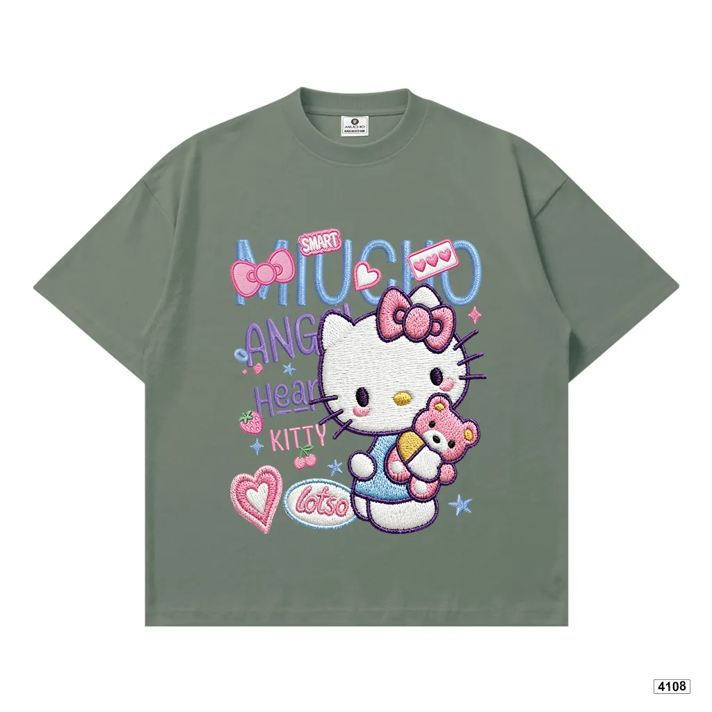 Áo thun nữ form boxy Mèo con đáng yêu Miucho 4108_thumbnail_16