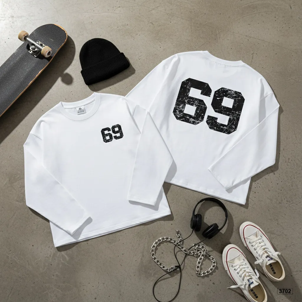 Áo thun nam nữ boxy tay dài basic Miucho 3702_thumbnail_7