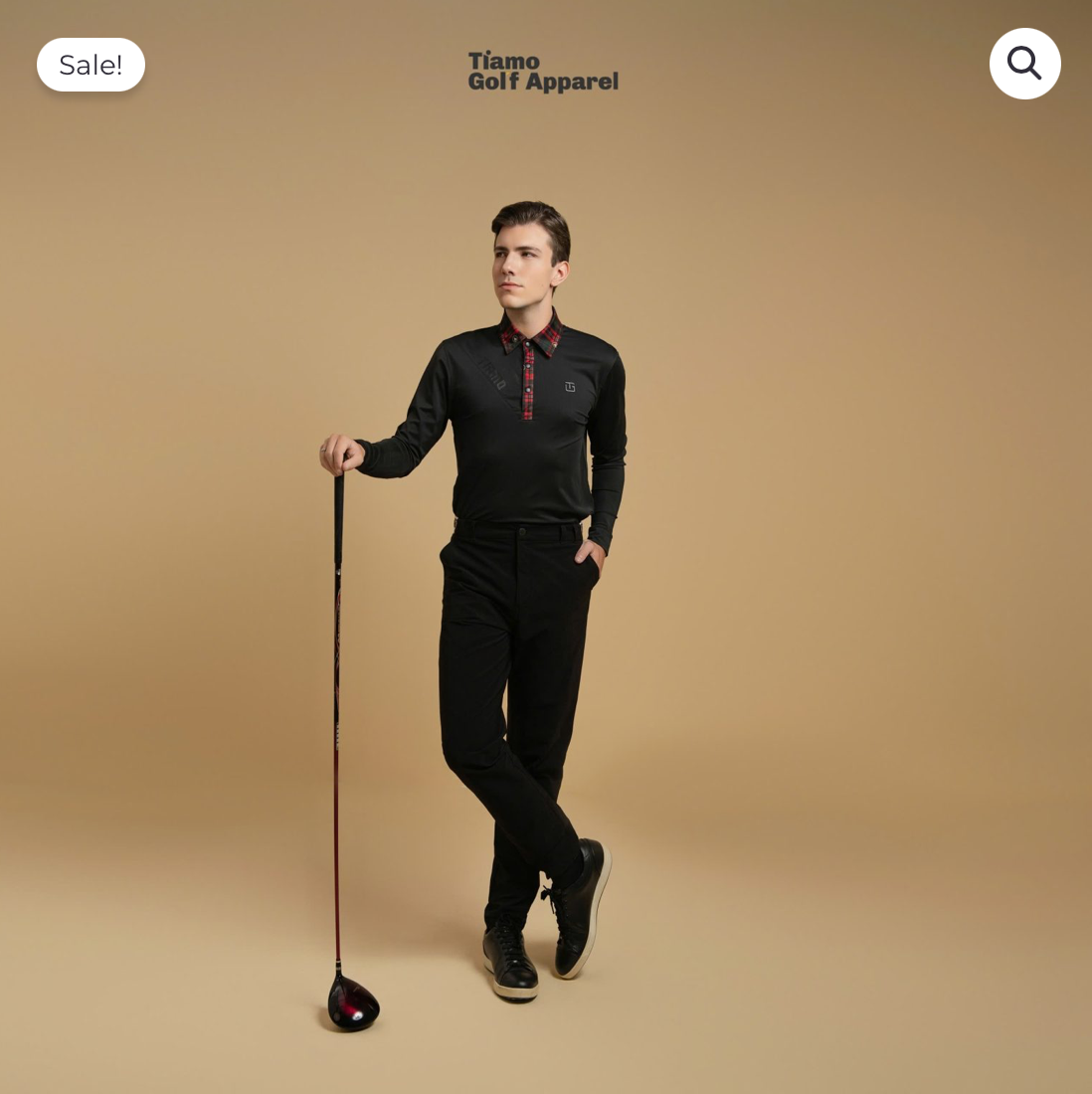Áo Polo dài tay phối cổ kẻ caro  - Nam - Tartan_thumbnail_2