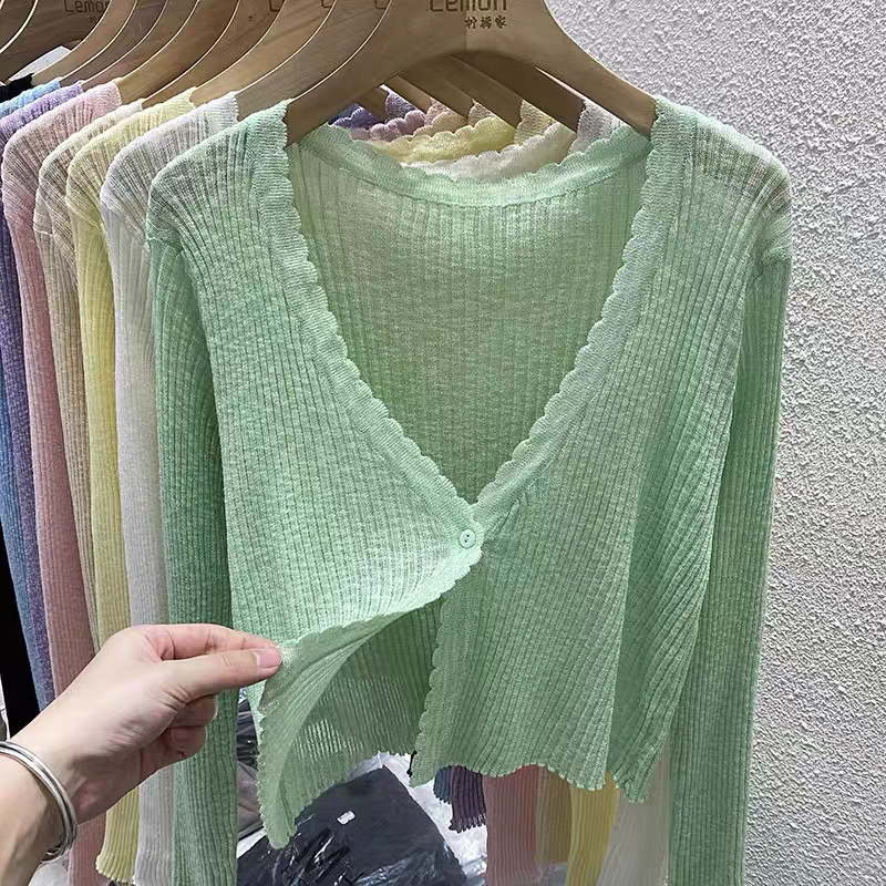 Lucas - Áo cardigan basic viền lượn nhiều màu dáng lửng_thumbnail_6