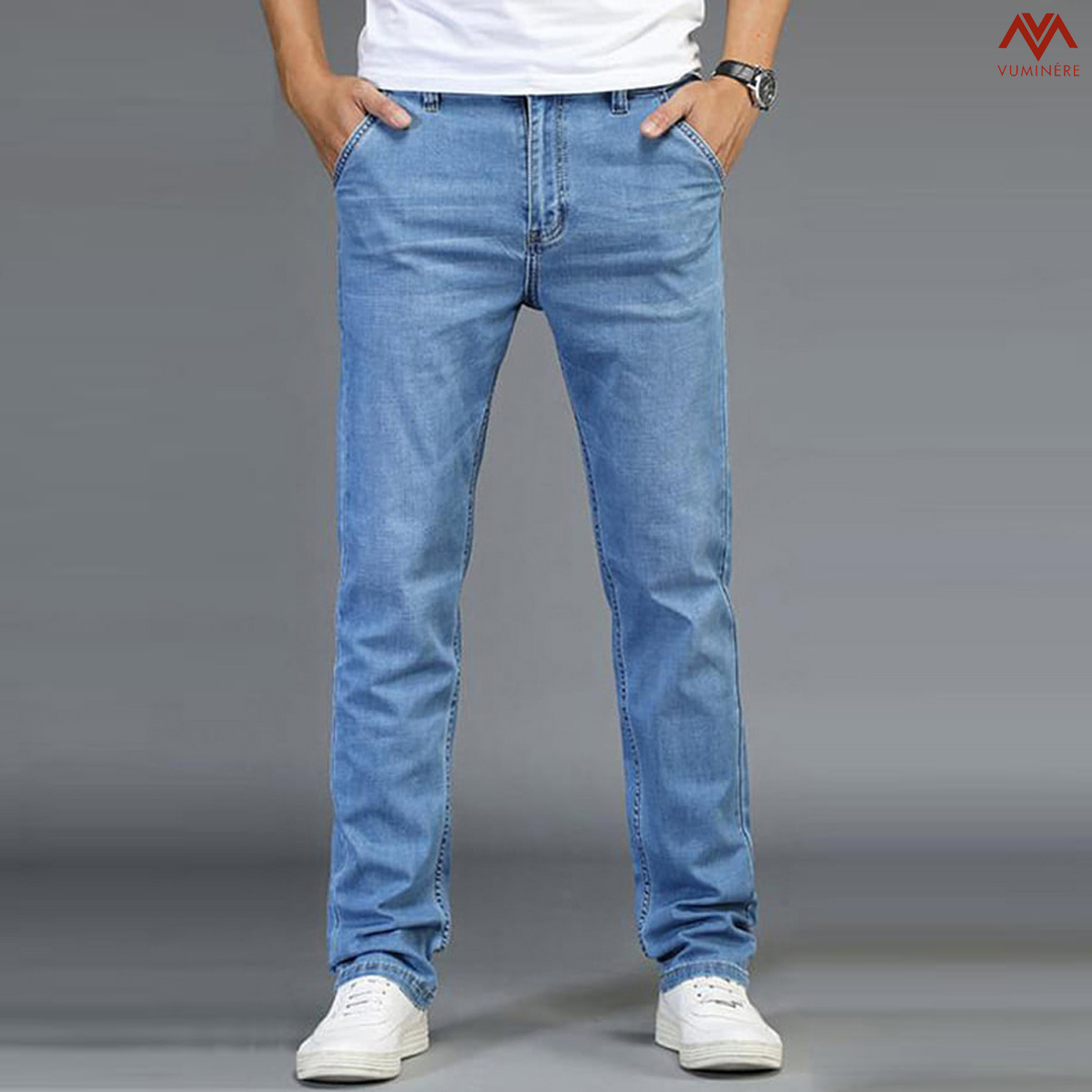 Quần Jeans nam VUMINÉRE - Slim Fit Jeans form tôn dáng, vừa vặn và gọn gàng
