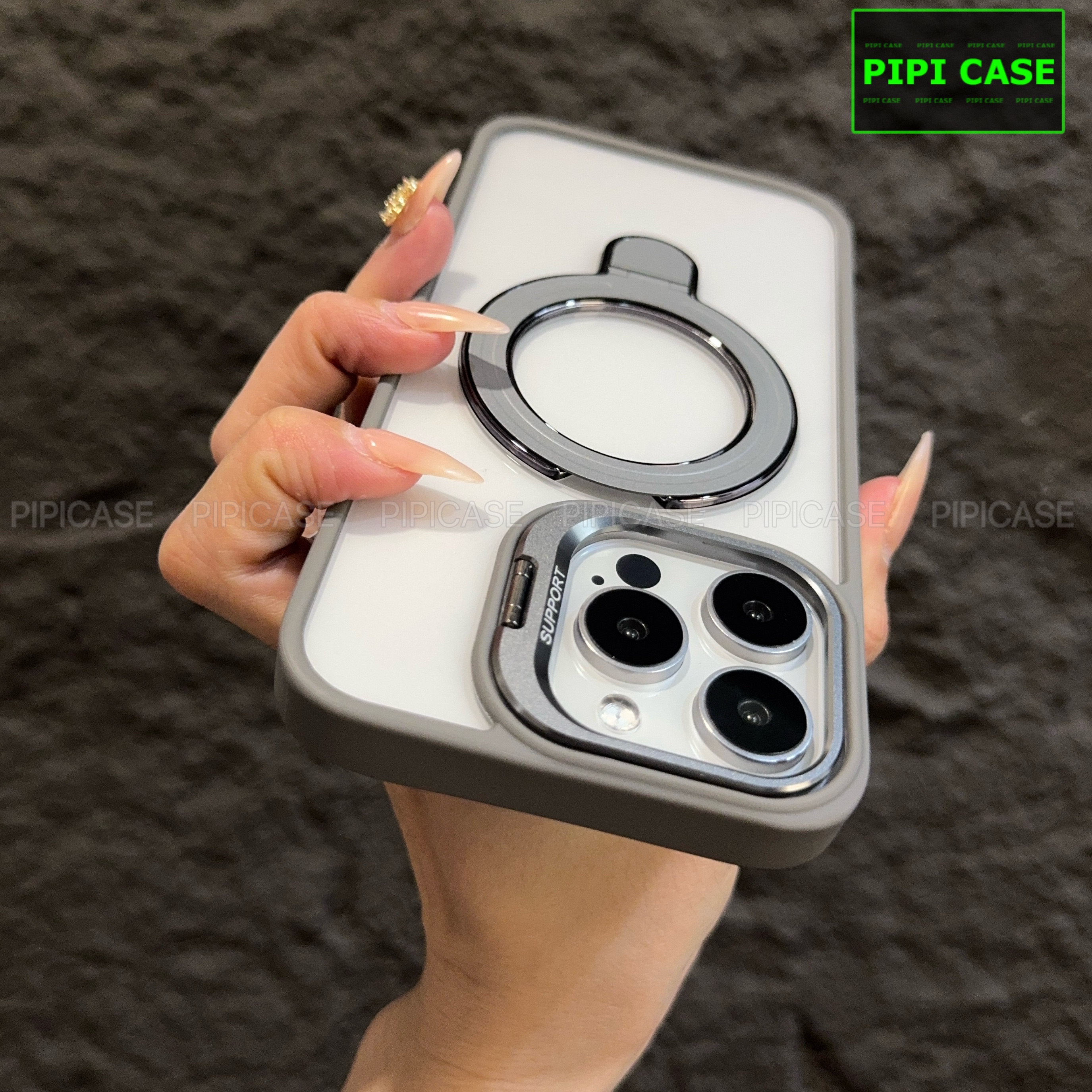 Ốp Lưng iPhone 12 Pro Max - Super Gone - Xám_thumbnail_12