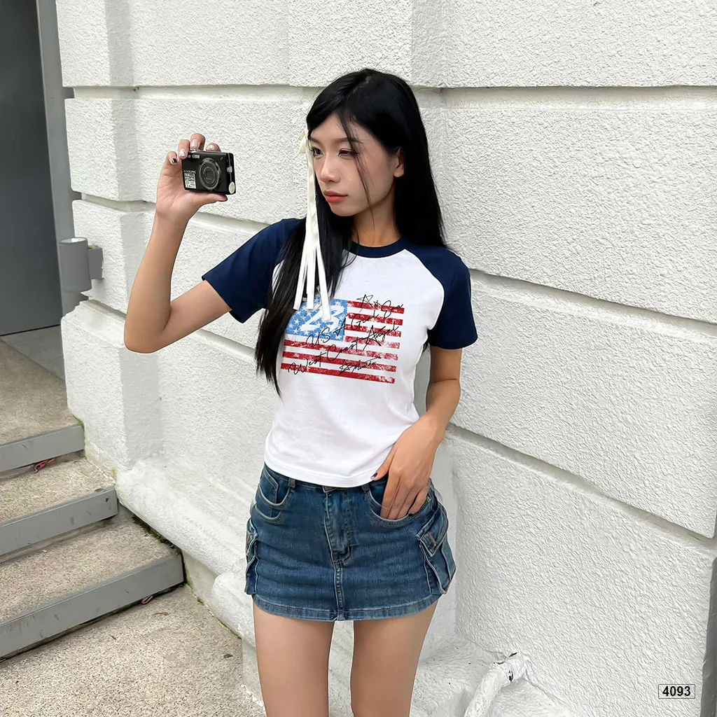 Áo babytee phối tay phong cách cá tính Miucho 4093_thumbnail_5