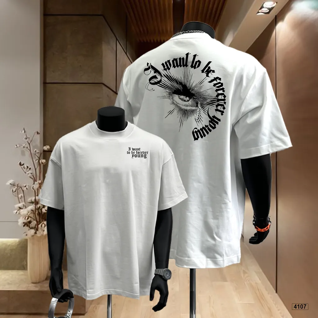 Áo thun form rộng unisex phong cách đường phố cổ điển Polux 4107_thumbnail_3
