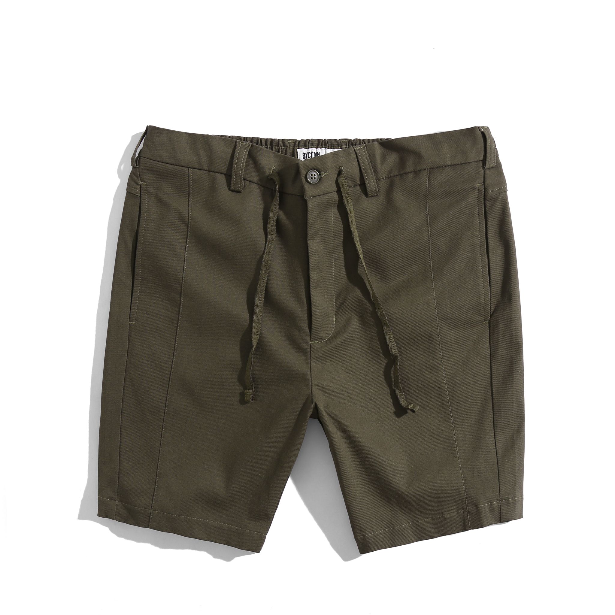 Short Kaki Xanh Rêu Dây Rút