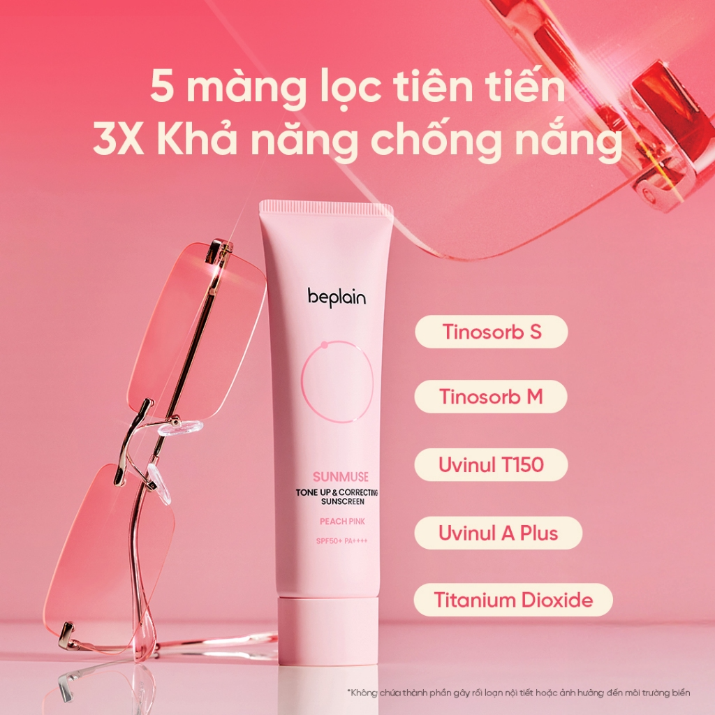[BEPLAIN] Kem chống nắng Beplain Sunmuse SPF50+ PA++++ 50ml