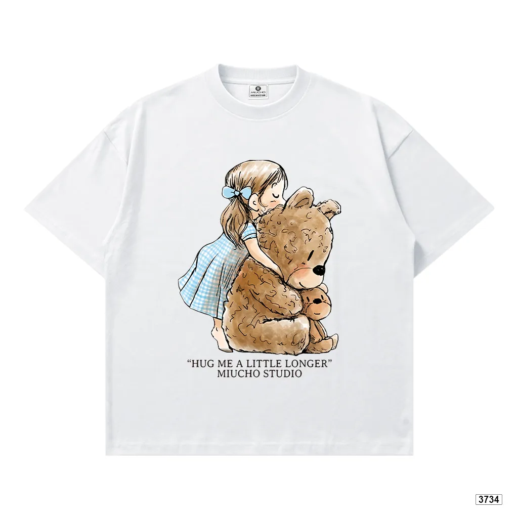 Áo thun boxy nữ phong cách dễ thương hoạt hình gấu Miucho 3734_thumbnail_9