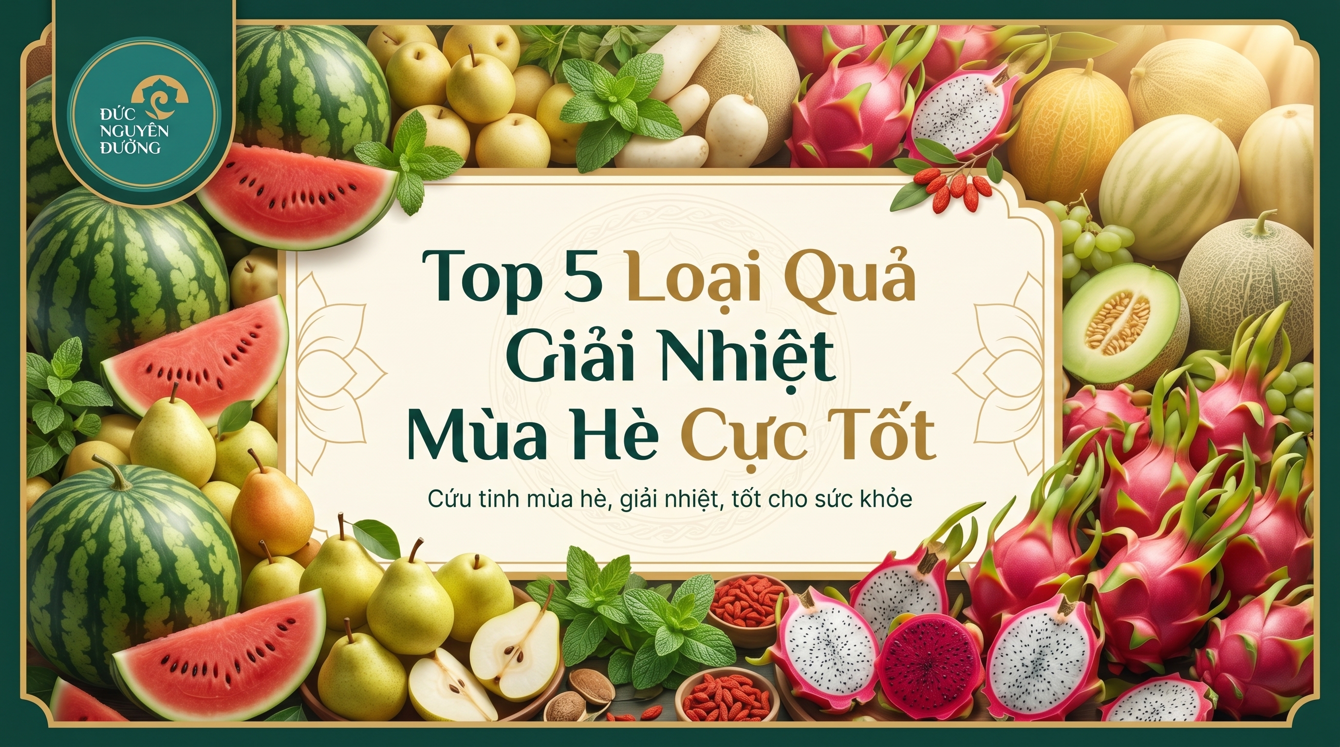 Top 5 Loại Quả Giải Nhiệt Mùa Hè Cực Tốt: Ăn Thả Ga Không Lo Nổi Mụn