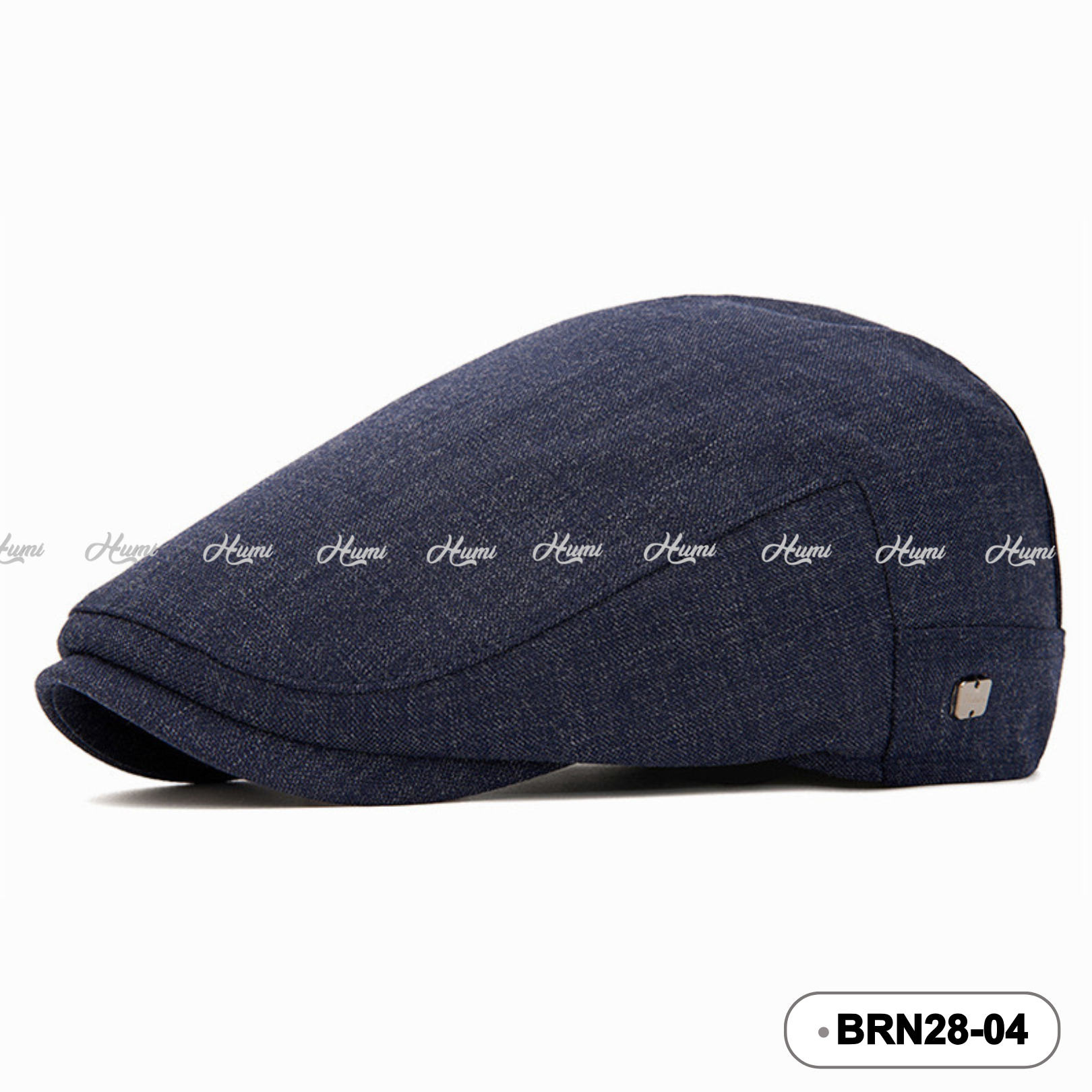 MŨ BERET NAM CAO CẤP (BRN28-04 Xanh Đen)