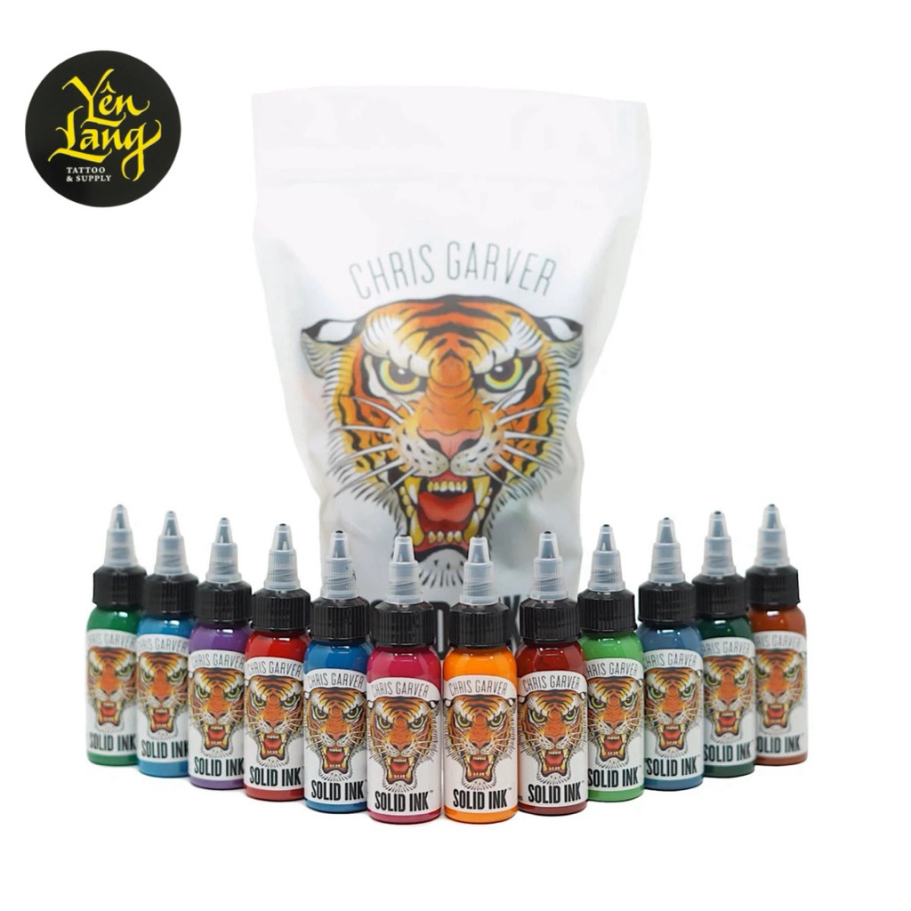 Chris Garver - Set 12 màu SOLID (1oz)
