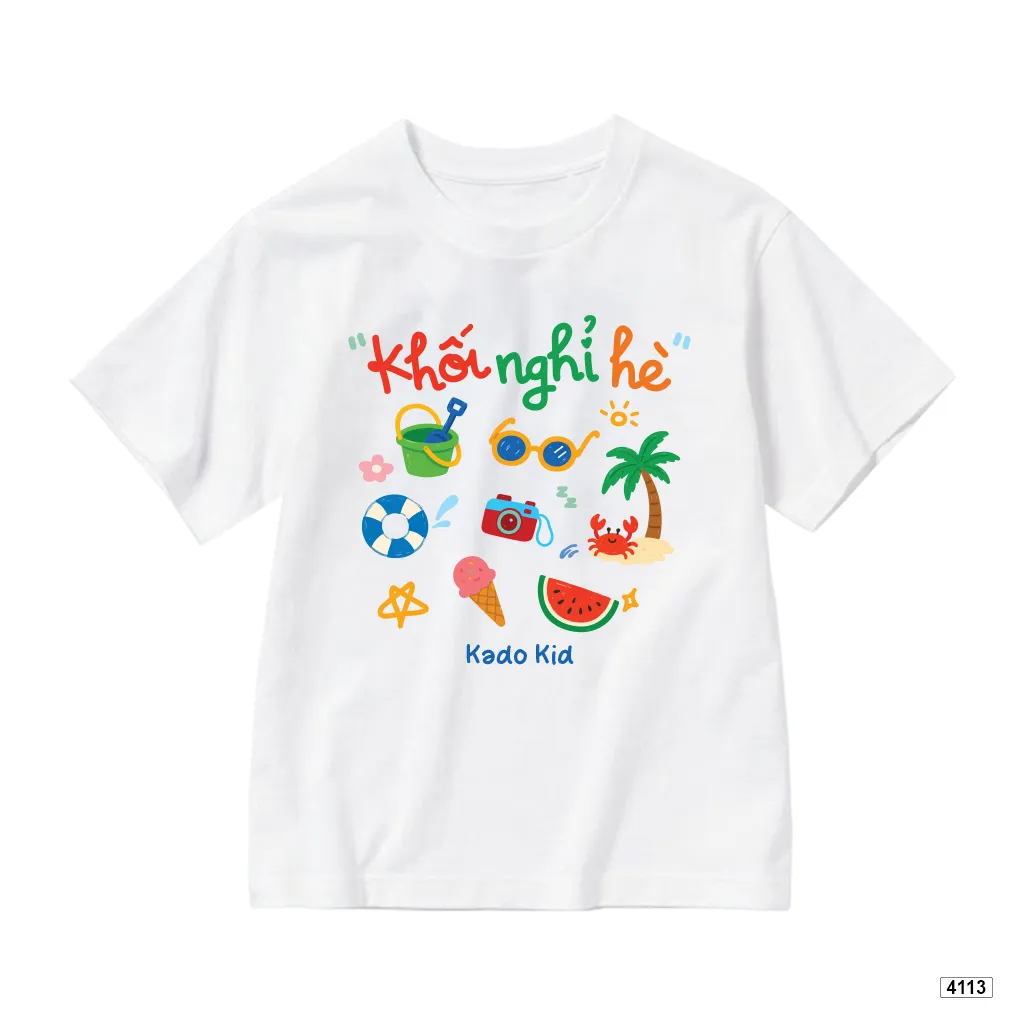 Áo thun bé trai bé gái Khối nghỉ hè Kado 4113_thumbnail_7