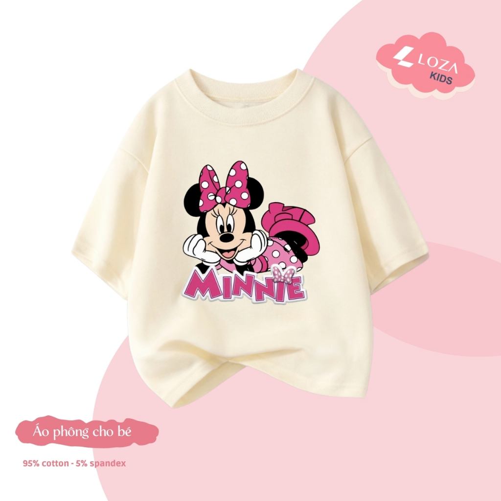 Áo phông bé gái hình MINNIE nhiều mẫu - Loza Kids CA014_thumbnail_9