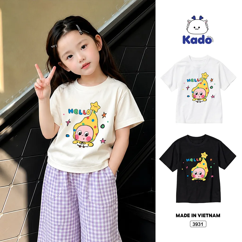 Áo thun trẻ em Hello Twinklle Kado 3931