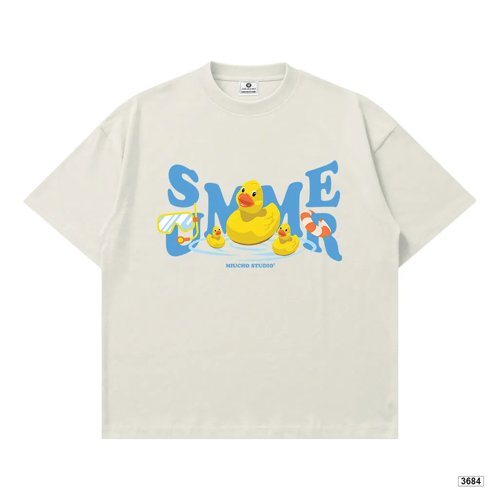 Áo thun boxy nam nữ phong cách mùa hè Miucho 3684_thumbnail_11