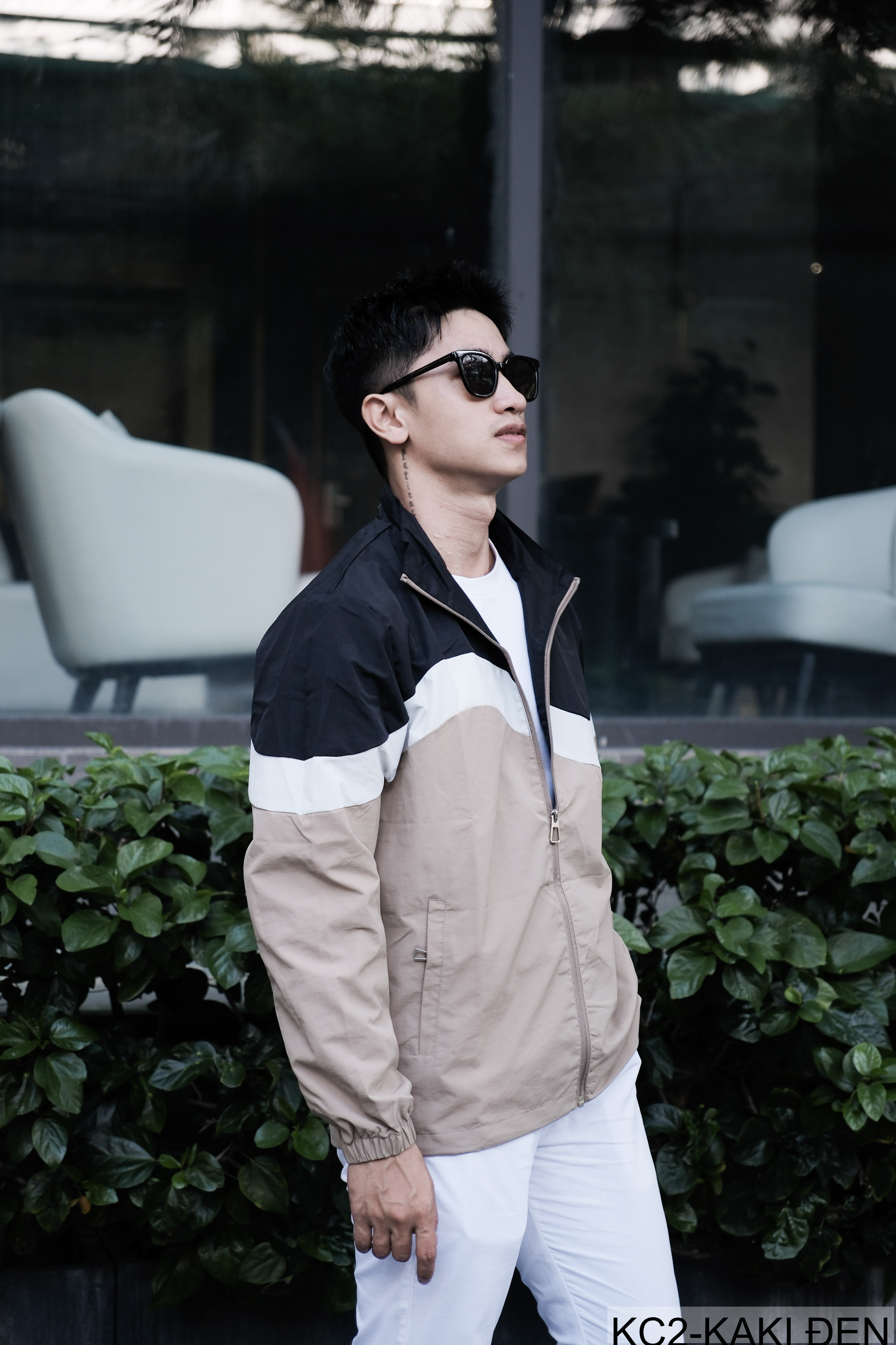 KC2 - Áo khoác nam phối màu thời trang cổ đứng phong cách thể thao xuân thu_thumbnail_25