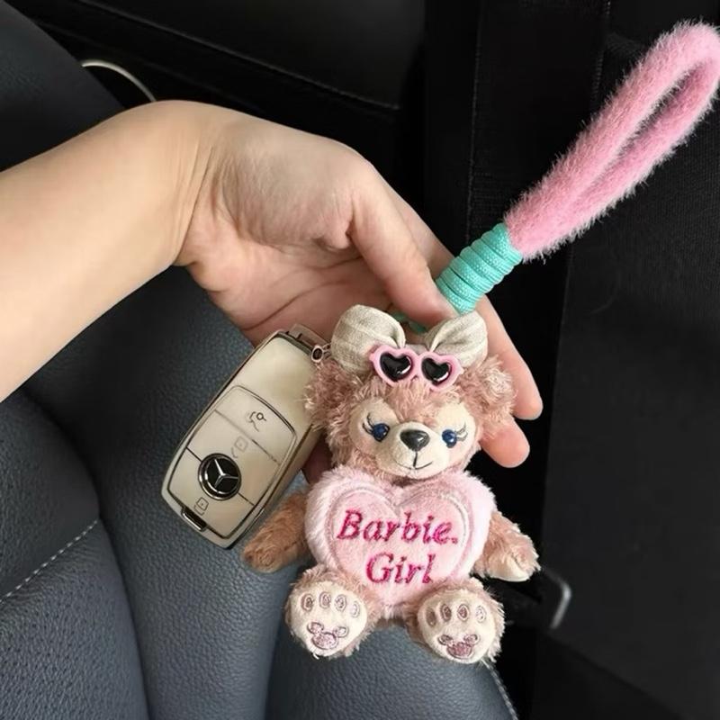 Móc Khoá Thỏ Tym Barbie Girrl Thắt Nơ Xinh Treo Phụ Kiện Tú i Xách_thumbnail_6