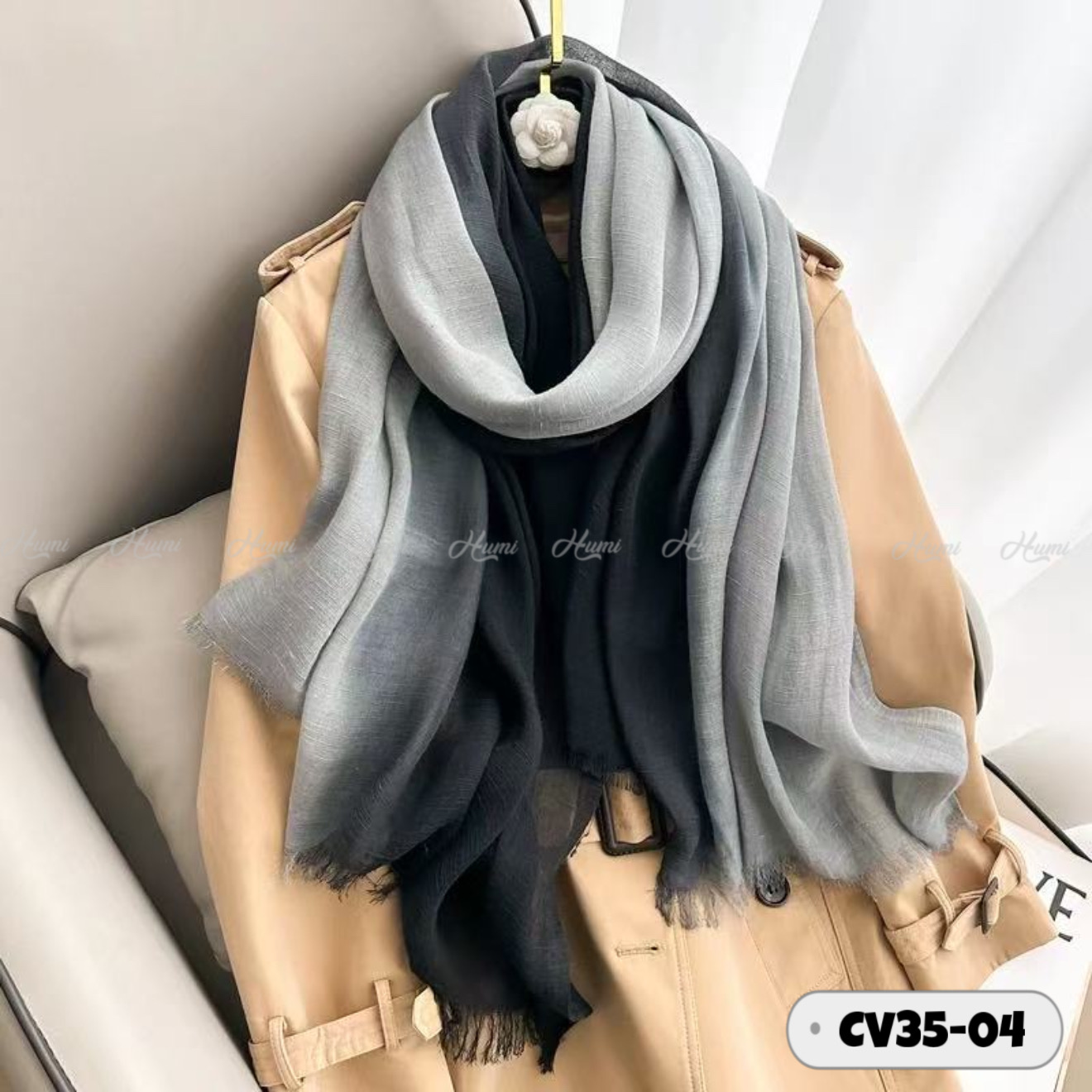 KHĂN COTTON PHA MÀU CHO NỮ (CV35-04)_thumbnail_1