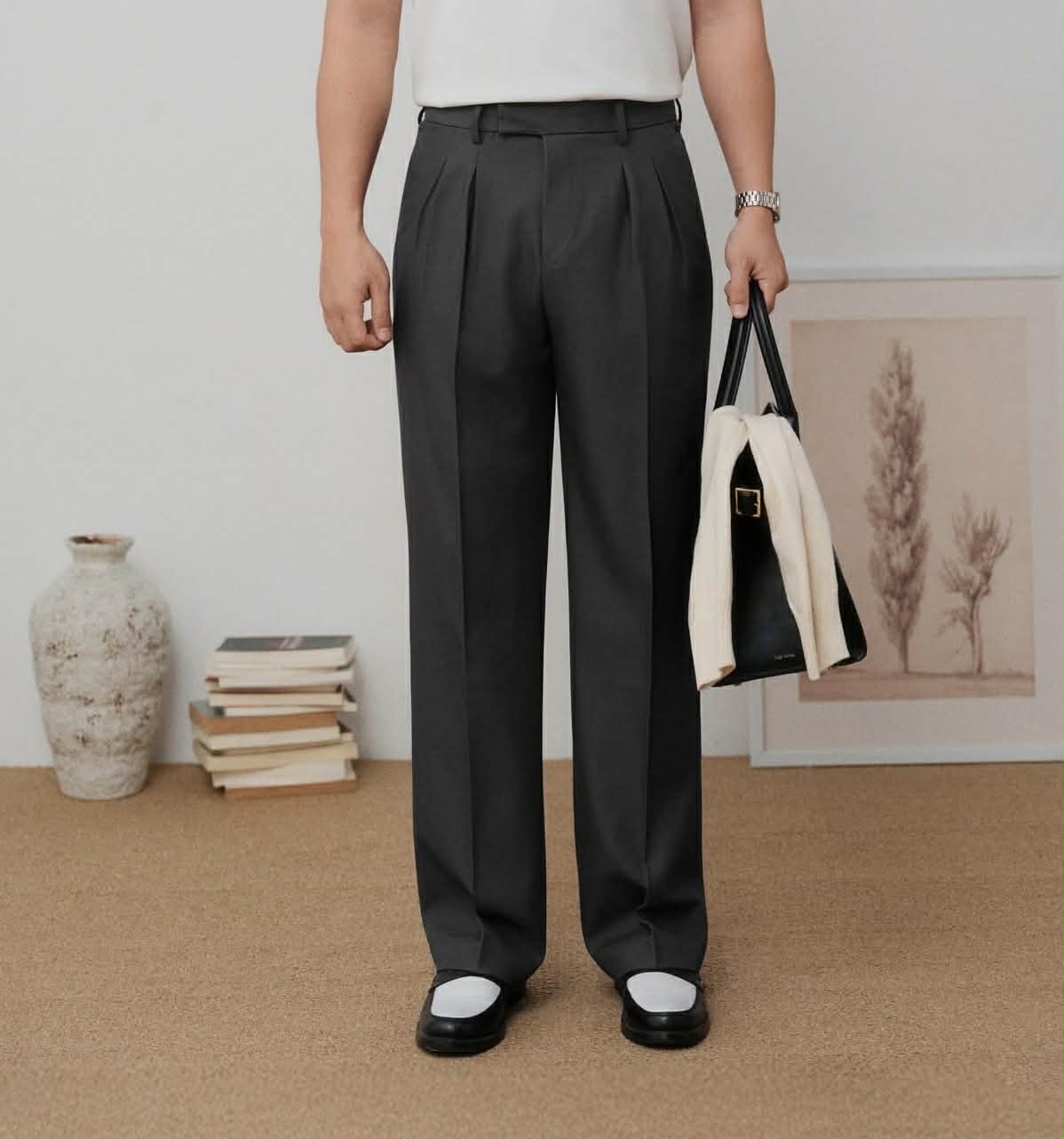Quần Âu Silas Trousers Vải Tuytsi Form semi-wide fits_thumbnail_6