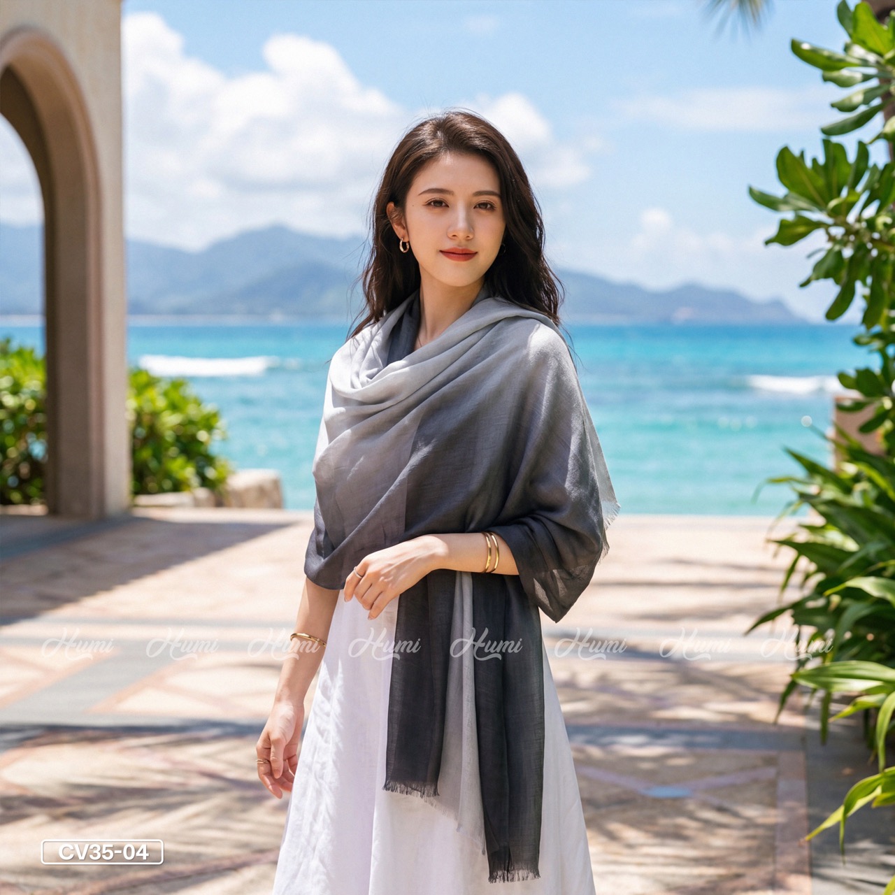 KHĂN COTTON PHA MÀU CHO NỮ (CV35-04)_thumbnail_6
