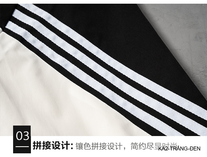 KA2 - Áo khoác nam phối màu thời trang, liền mũ, chống gió, phù hợp xuân thu_thumbnail_10