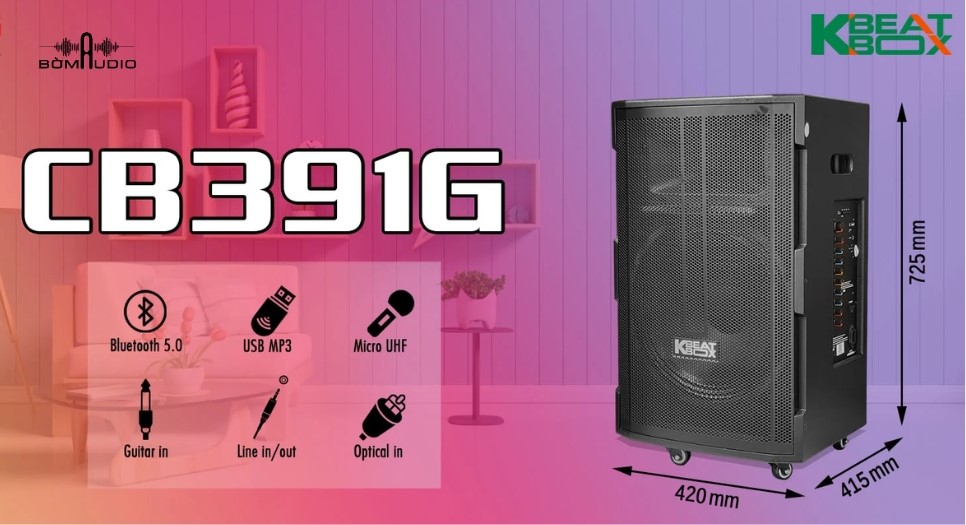Đánh giá chi tiết loa karaoke di động Acnos CB391G