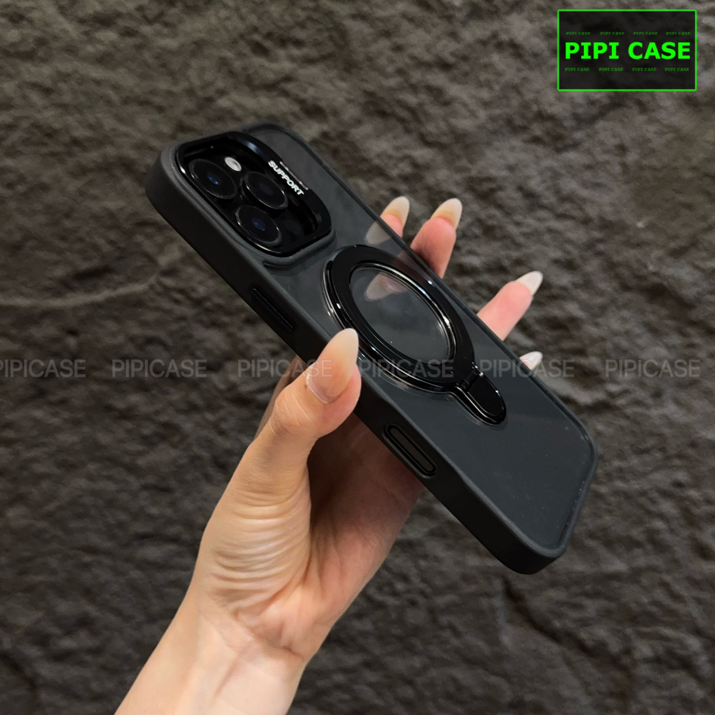 Ốp Lưng iPhone 12 Pro Max - Super Gone - Đen_thumbnail_4