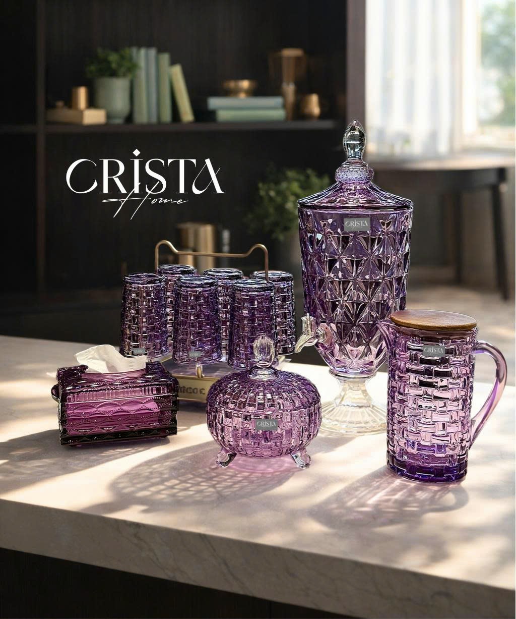 Hộp đựng giấy ăn vân sóng 18.5*12*9.5cm Crista home_thumbnail_15