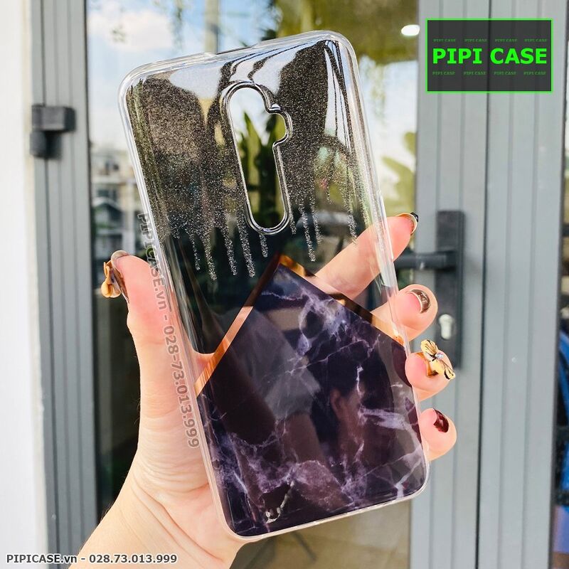 Ốp Lưng Oppo Reno 2F - Sao Băng - Đen