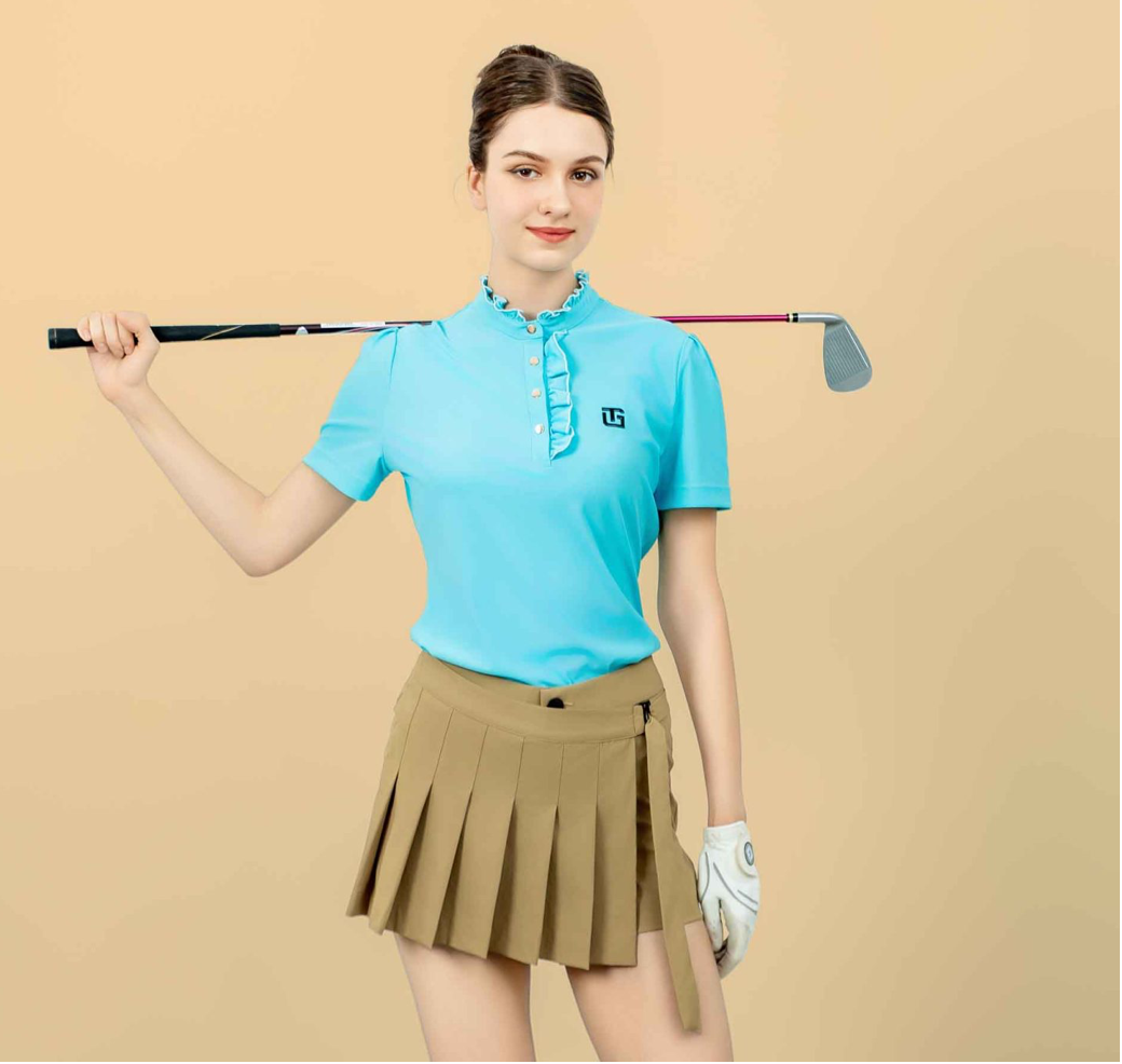 Áo Polo Phối Cổ Bèo Nữ