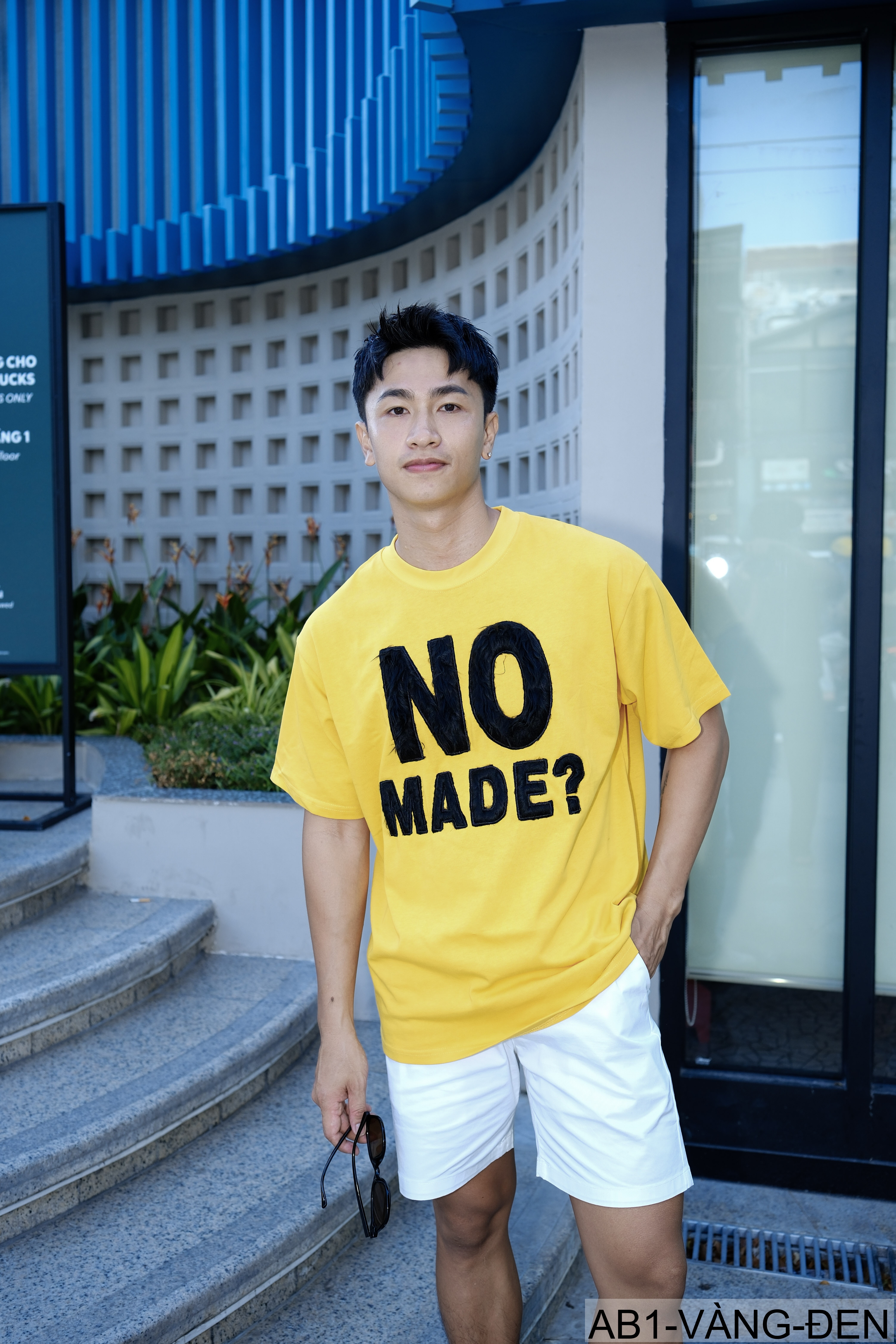 AB1 - Áo phông nam nữ unisex cổ tròn tay ngắn họa tiết NO MADE? phong cách streetwear mùa hè_thumbnail_26
