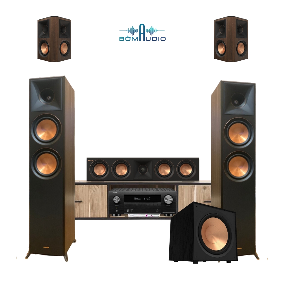 Combo Amply DENON AVC X3800H + Front KLIPSCH RP-6000F II + Center KLIPSCH RP-404C II + Surround KLIPCH RP-502S II + Sub KLIPSCH R-121SW - B63_thumbnail_1