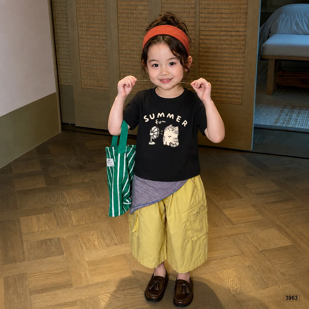 Áo thun cho bé Summer Cat đáng yêu Kado 3963_thumbnail_2