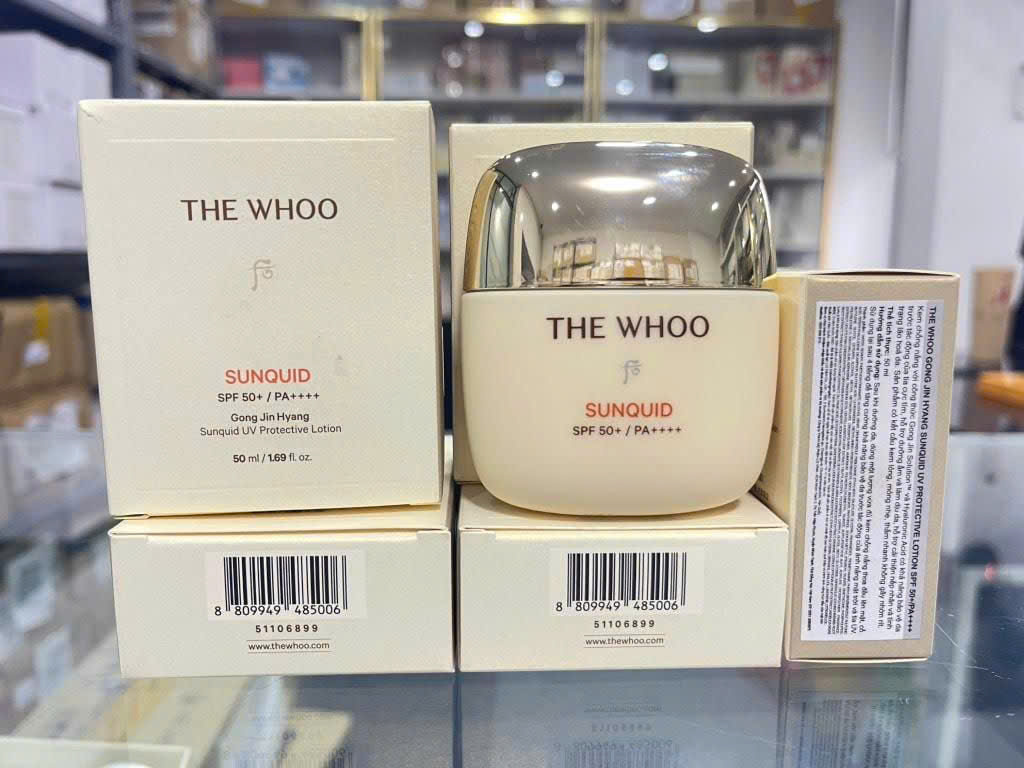 Kem Chống Nắng The Whoo Sunquid SPF50+ PA++++ – Bảo Vệ & Dưỡng Da Hoàng Gia_thumbnail_2