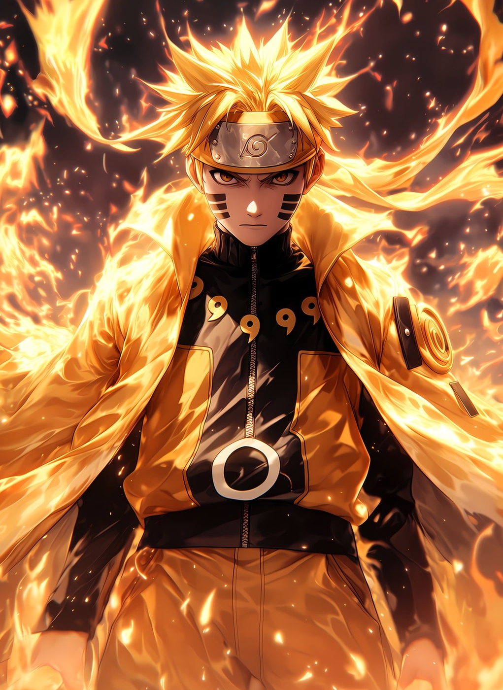 Naruto Uzumaki Fiery Aura — ANM-NRT-651