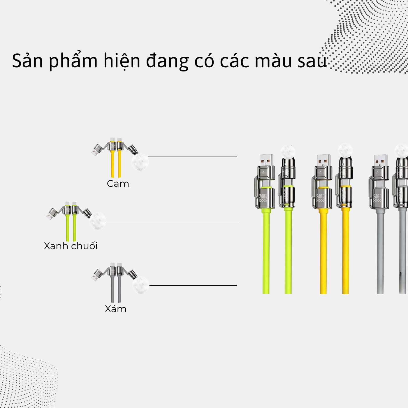 T-ECO SHOP | Cáp Sạc WEKOME WDC-51 240W 4 Trong 1 Hỗ Trợ Sạc Và Truyền Dữ Liệu_thumbnail_6