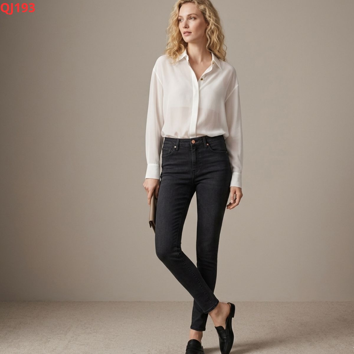 QJ193 - Jeans Skinny Xám E.X_thumbnail_3