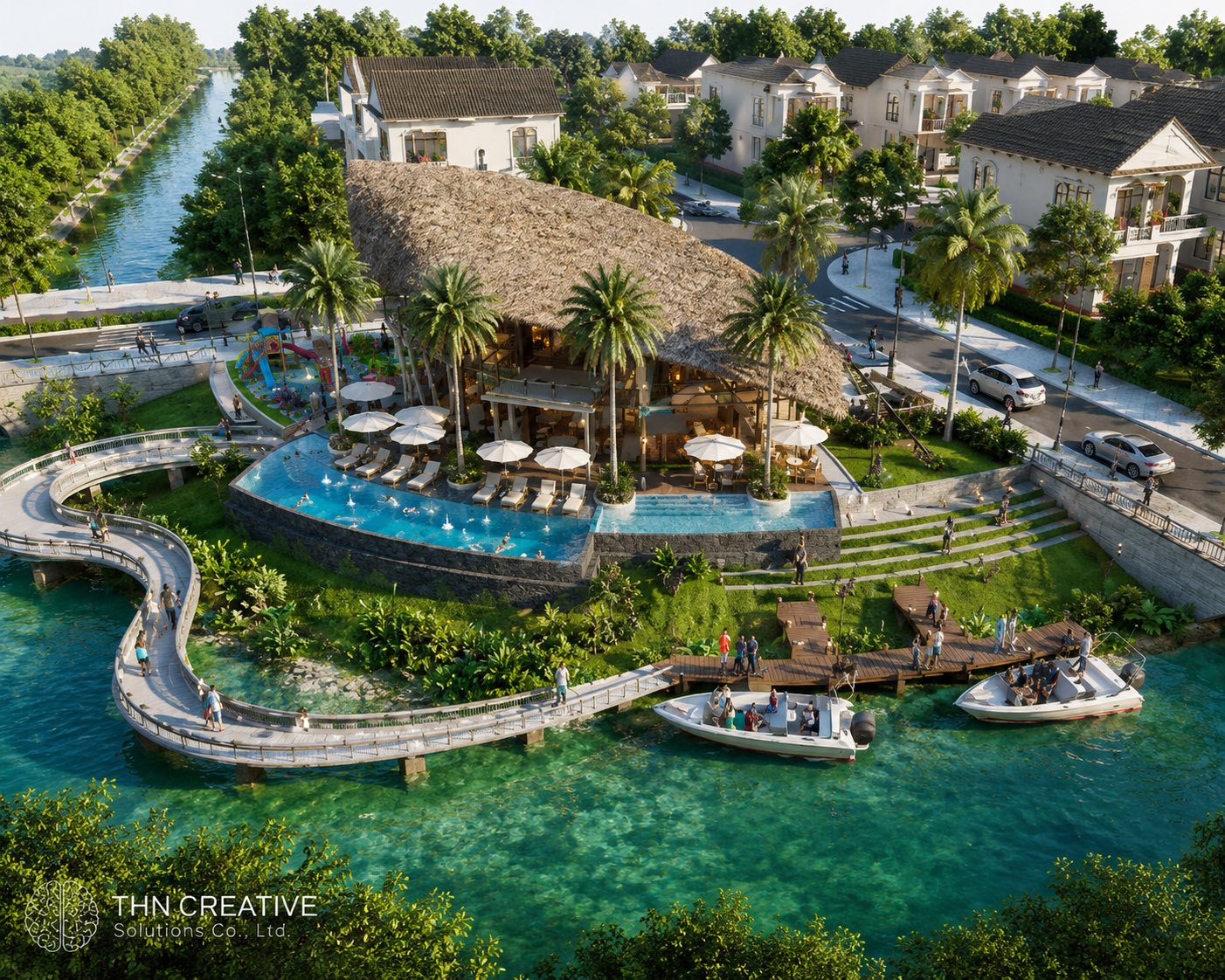 THIẾT KẾ CẢNH QUAN VÀ DIỄN HOẠ DỰ ÁN Clubhouse dự án Violet Valley