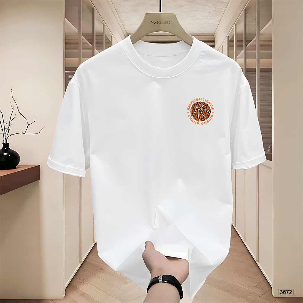 Áo thun nam form rộng sporty style Polux 3672