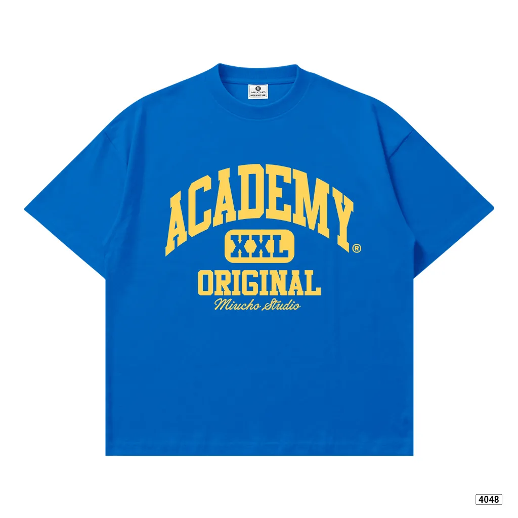 Áo thun boxy unisex dáng ngắn Academy Miucho 4048_thumbnail_16