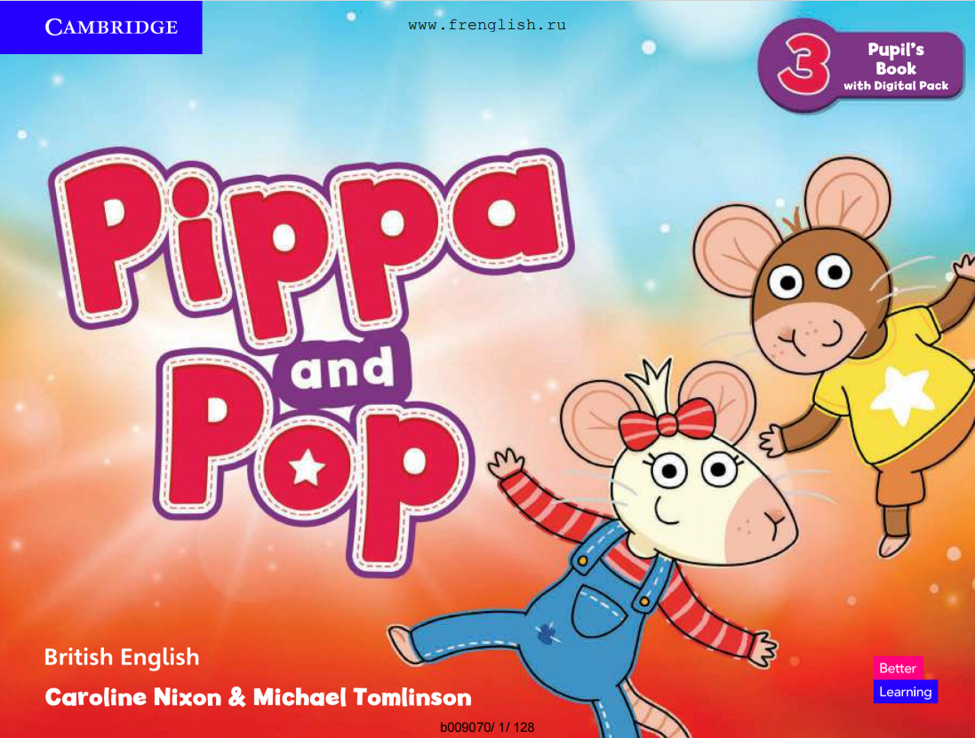 Sách Pippa and Pop Pupil's Book 3 - In laser sắc nét tặng file nghe mp3