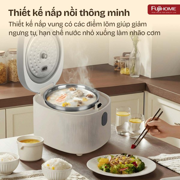 Nồi cơm điện Fujihome Inox LowSugar RC10BLS_thumbnail_6