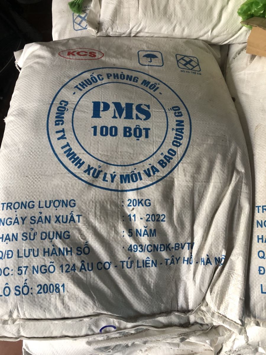 Thuốc trừ mối PMS 100 chống mối công trình 20kg