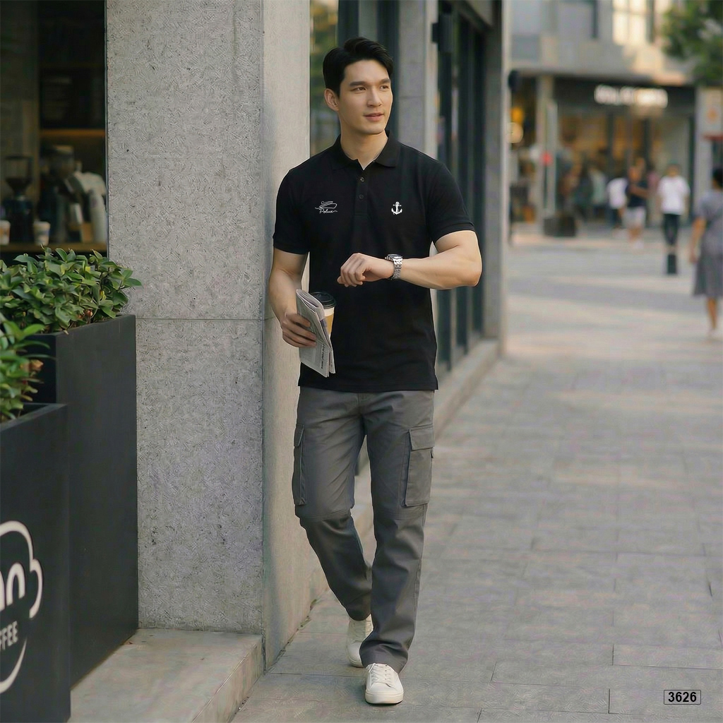 Áo polo nam chất cá sấu form vừa trẻ trung dễ phối Polux 3626_thumbnail_4