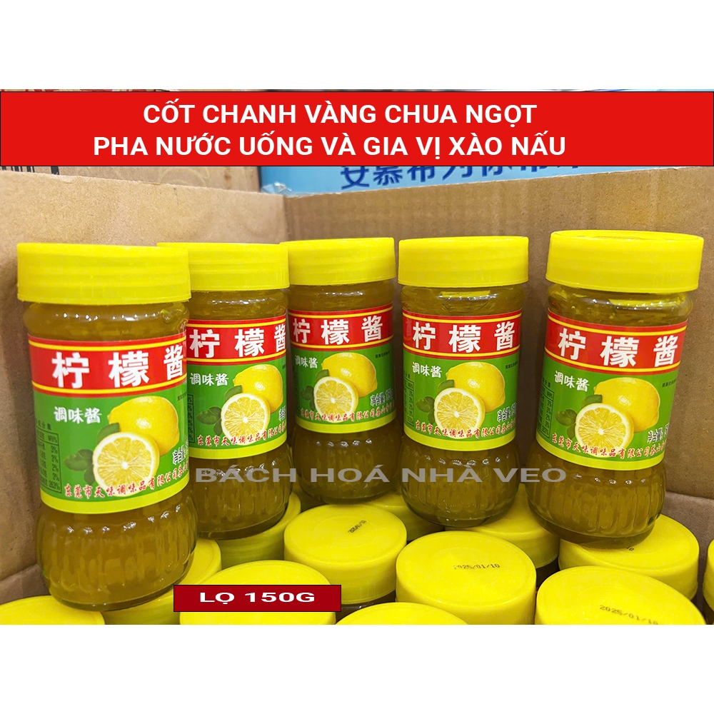 cốt chanh vàng nguyên chất, pha nước uống và làm gia vị xào nấu đa dụng, lọ 150g_thumbnail_4