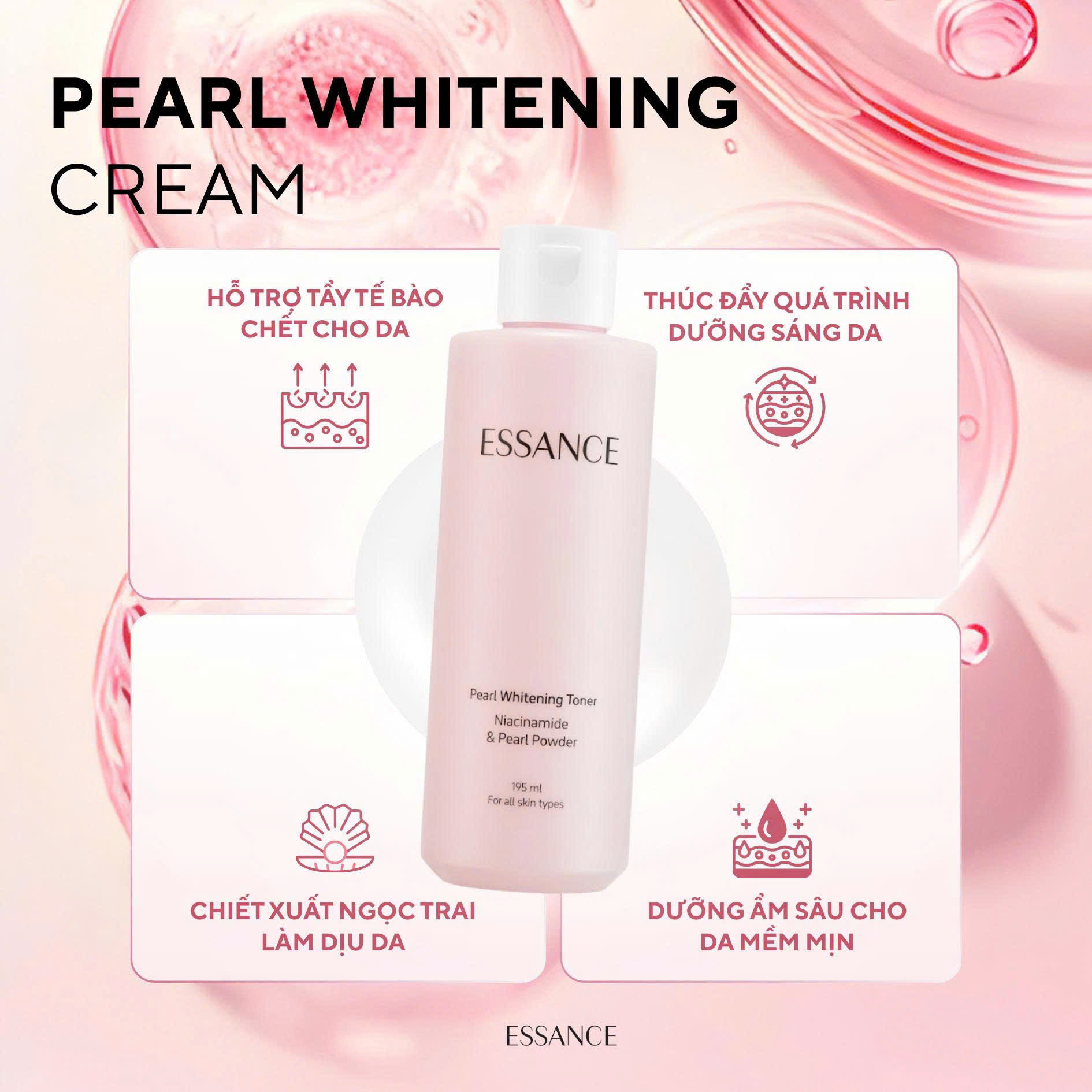 Essence Pearl Whitening Toner 195ml_thumbnail_4