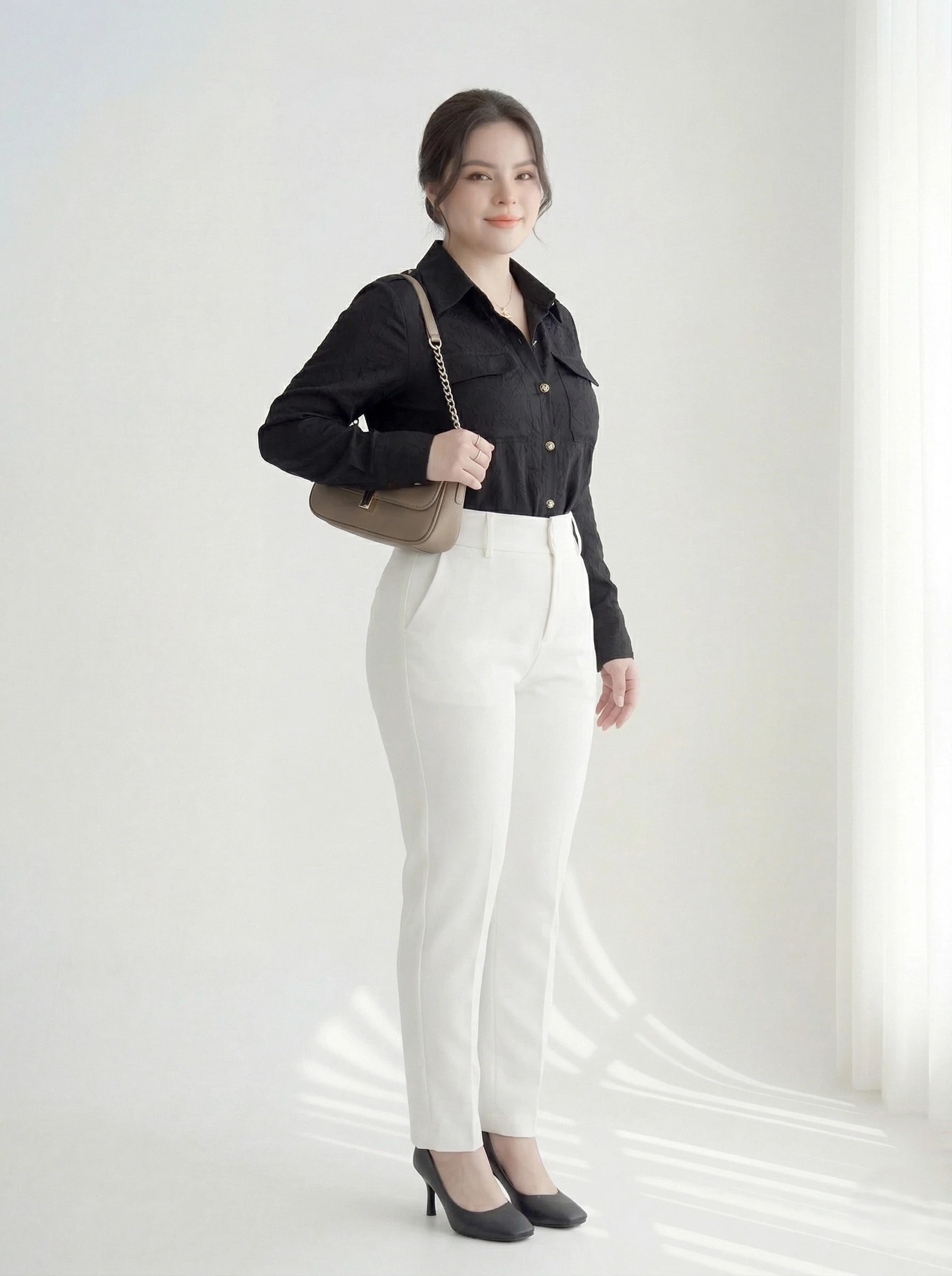 BIGSIZE NỮ- Quần baggy form ôm dành cho nàng béo 55-90kg