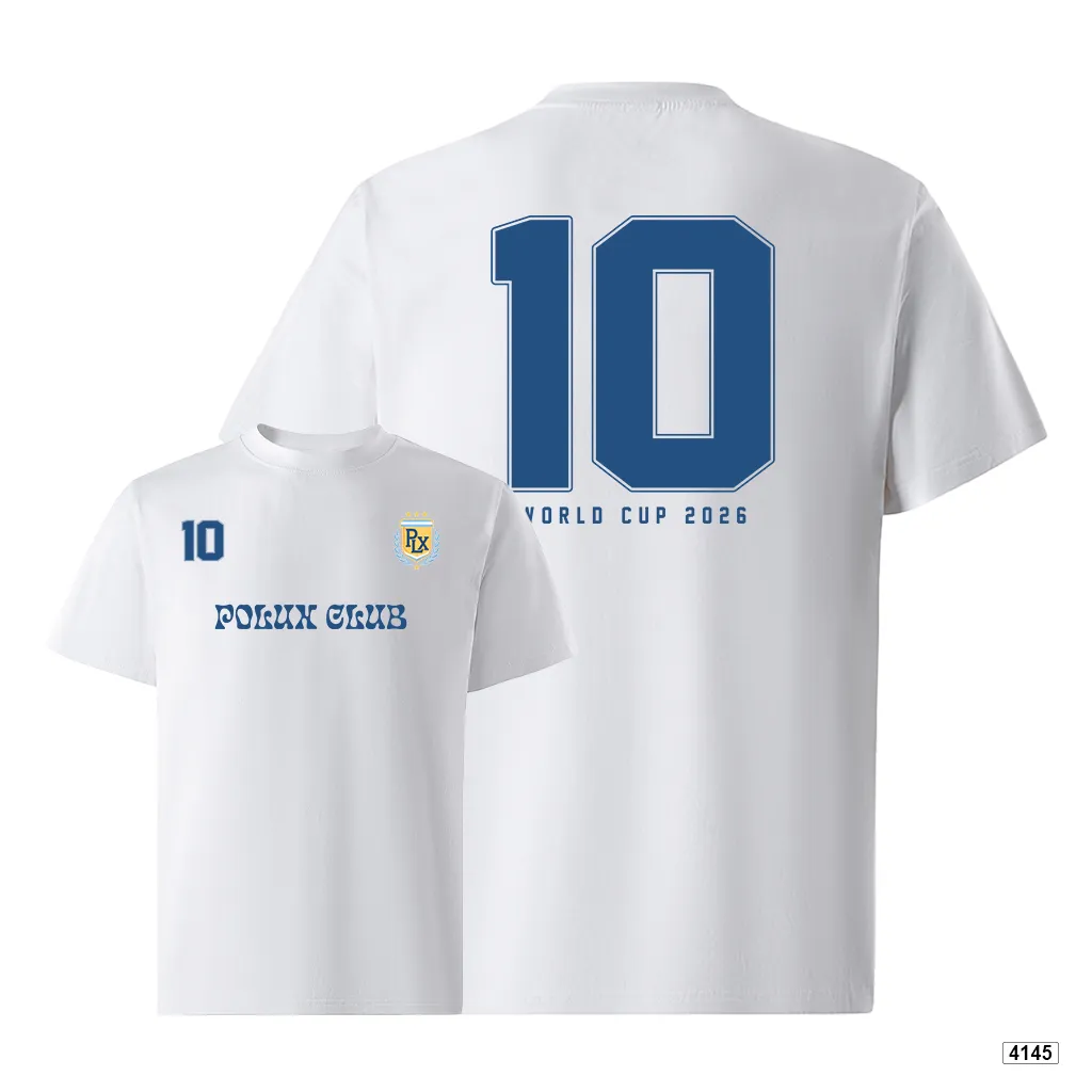 Áo thun nam form rộng phong cách varsity số 10 cổ điển Polux Club 4145_thumbnail_9