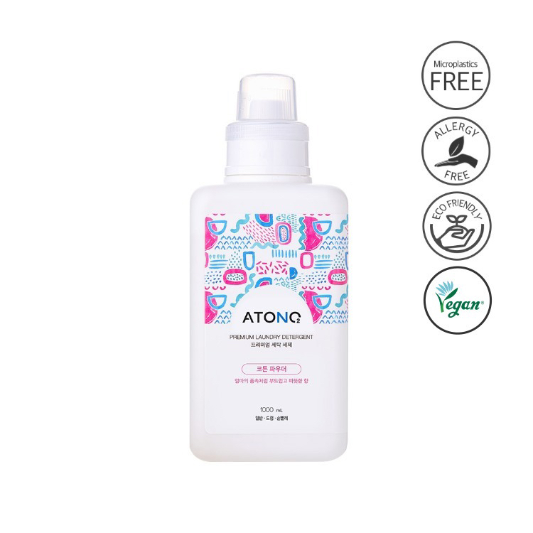 Chai nước giặt thuần chay Atono2 1L