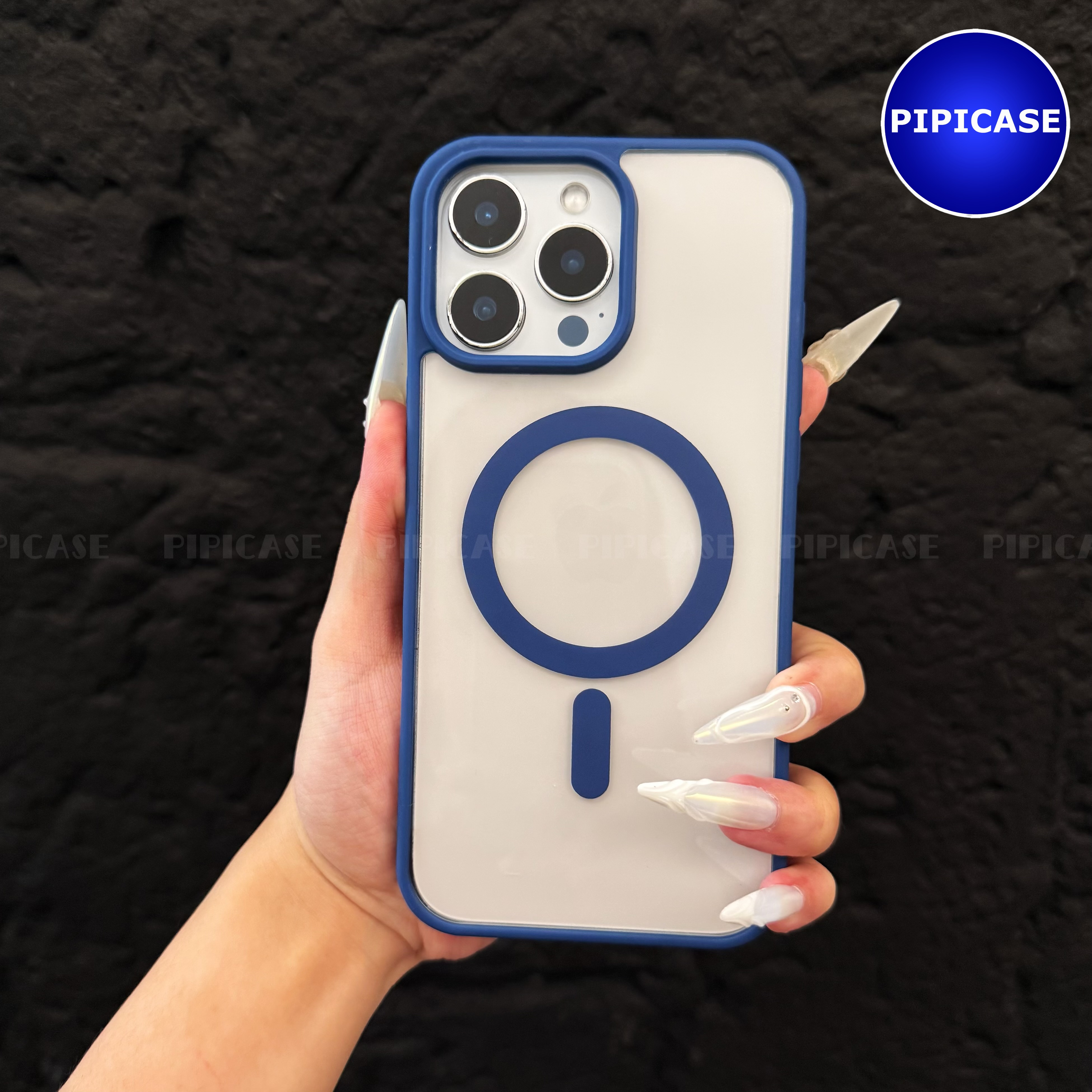 Ốp Lưng iPhone 16 Pro Max - Chic - Xanh Dương_thumbnail_1
