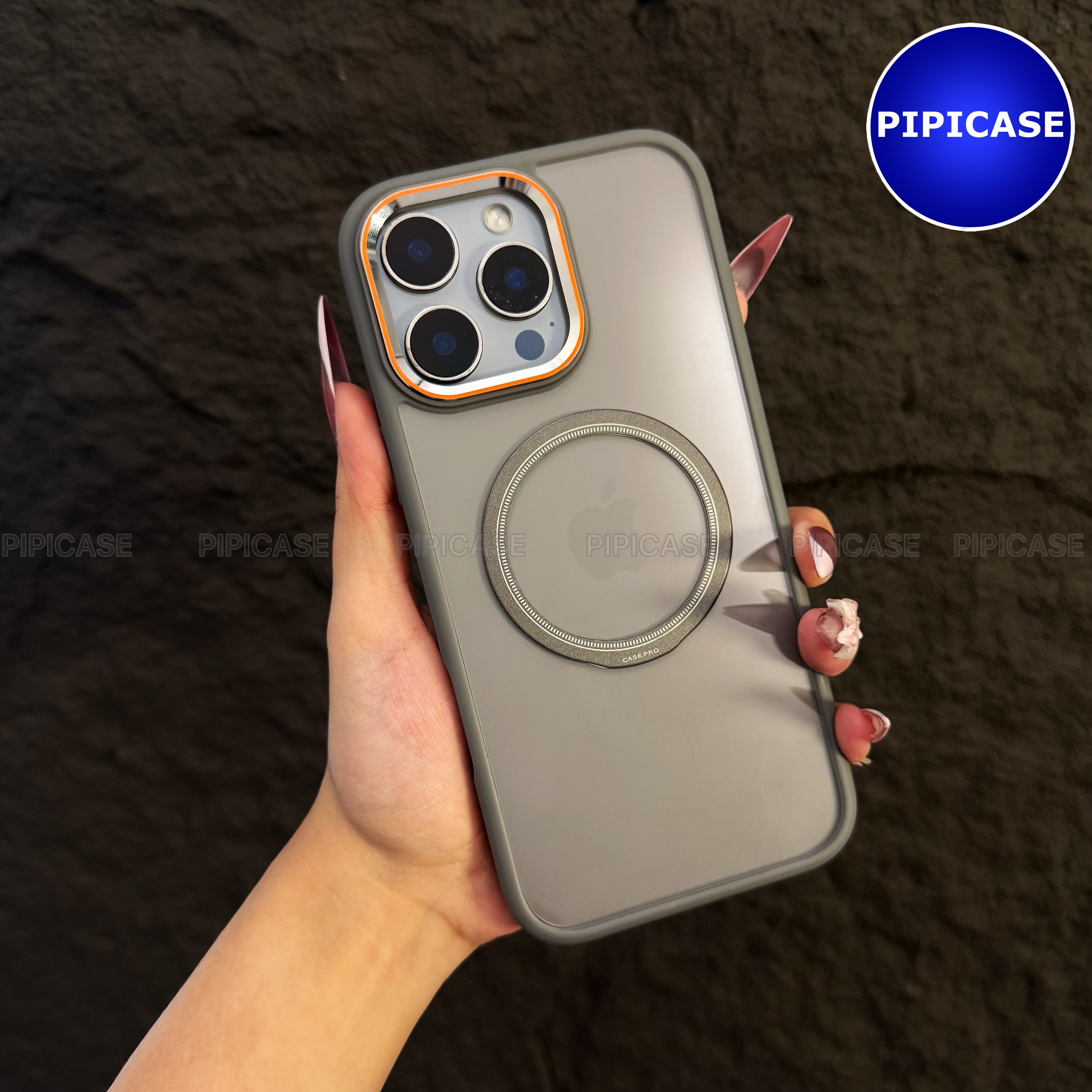 Ốp Lưng iPhone 16 Pro Max - Wigu - Xám_thumbnail_3